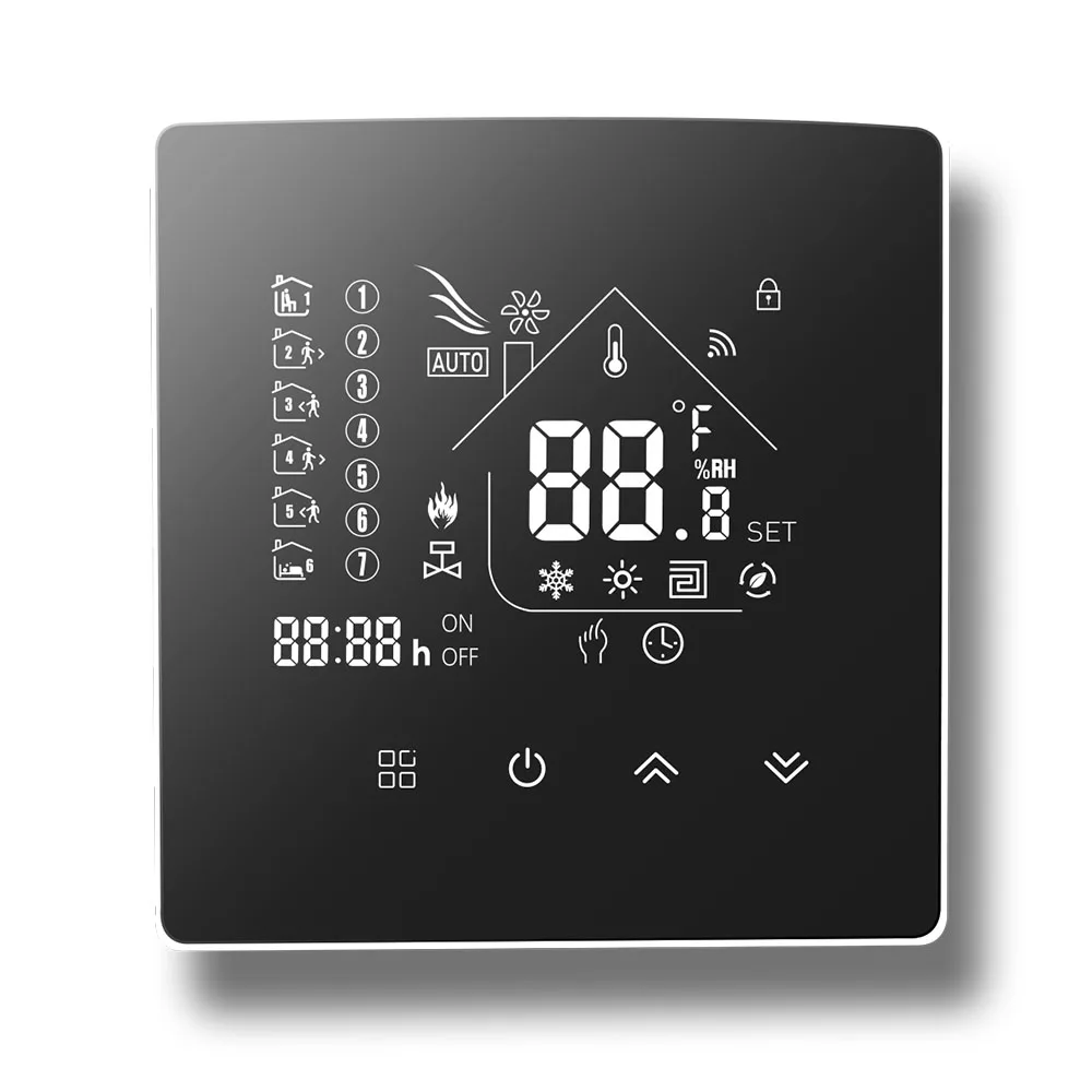 BEOK TGR85-WIFI-WPB Low price boiler heating system touch screen weekly program controller digital WIFI ROOM thermostat
BEOK TGR85-WIFI-WPB Low price boiler heating system touch screen weekly program controller digital WIFI ROOM thermostat