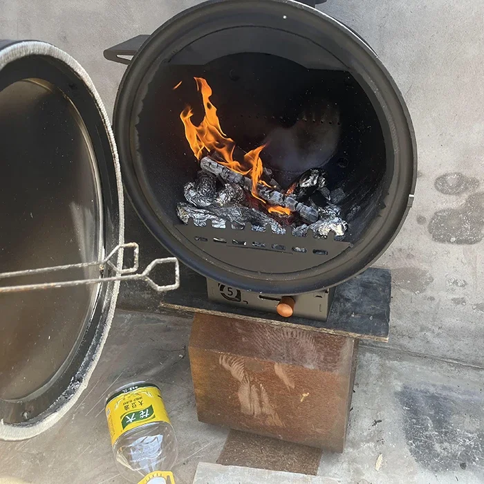 -Round Wall-mounted Fireplace Real Fire Burning Firewood Heating Modern Fireplace
-Round Wall-mounted Fireplace Real Fire Burning Firewood Heating Modern Fireplace