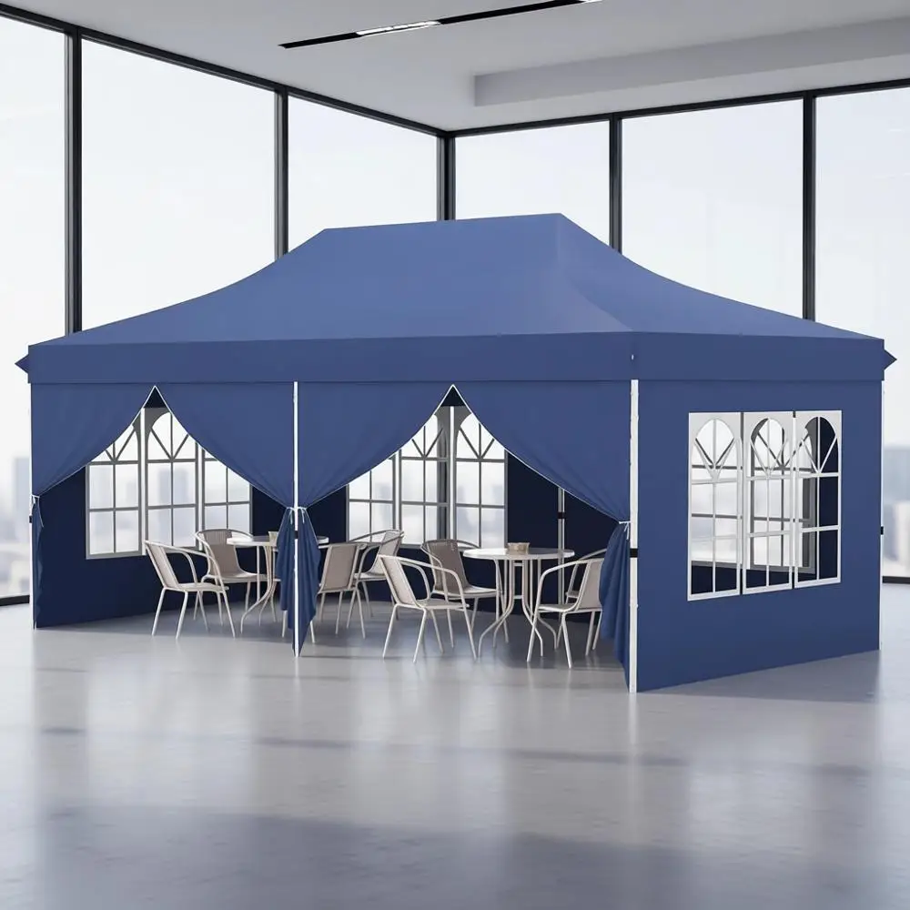 Портативная уличная палатка 20' x 10' с 6 съемными стенками, 2 дверями на молнии, окнами и сумкой для переноски для мероприятий и использования на заднем дворе
Портативная уличная палатка 20' x 10' с 6 съемными стенками, 2 дверями на молнии, окнами и сумкой для переноски для мероприятий и использования на заднем дворе