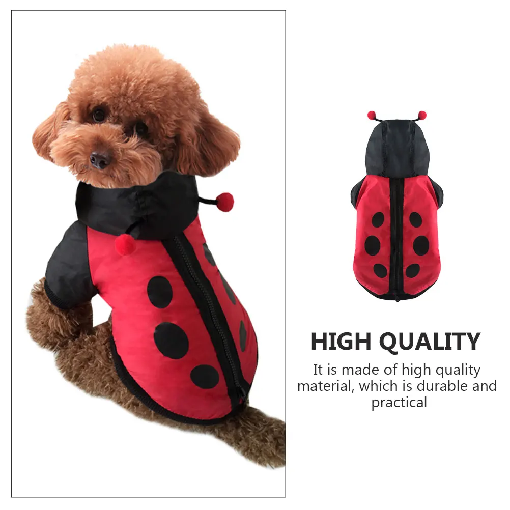 Pet Ladybug Dog Cotton Coat Kitten Clothes Party Hat for Propeller Small Costume Cat Miss 
Pet Ladybug Dog Cotton Coat Kitten Clothes Party Hat for Propeller Small Costume Cat Miss