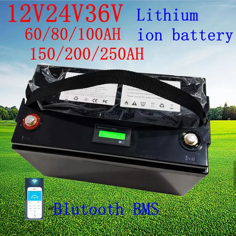 12V 24V 36V 100Ah 200Ah 150Ah 120Ah 80Ah 60Ah 250Ah Lithium Ion Battery for Trolling Motor Boat Rv Motorhome+Charger
12V 24V 36V 100Ah 200Ah 150Ah 120Ah 80Ah 60Ah 250Ah Lithium Ion Battery for Trolling Motor Boat Rv Motorhome+Charger