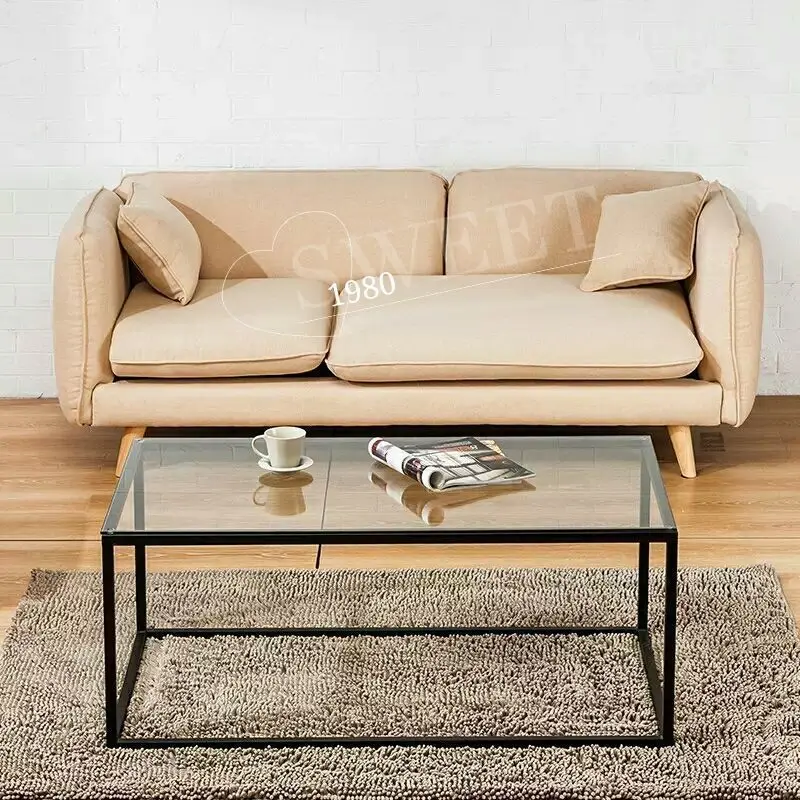 Transparent coffee table Tempered glass Simple modern household tea table Tea table Living room
Transparent coffee table Tempered glass Simple modern household tea table Tea table Living room