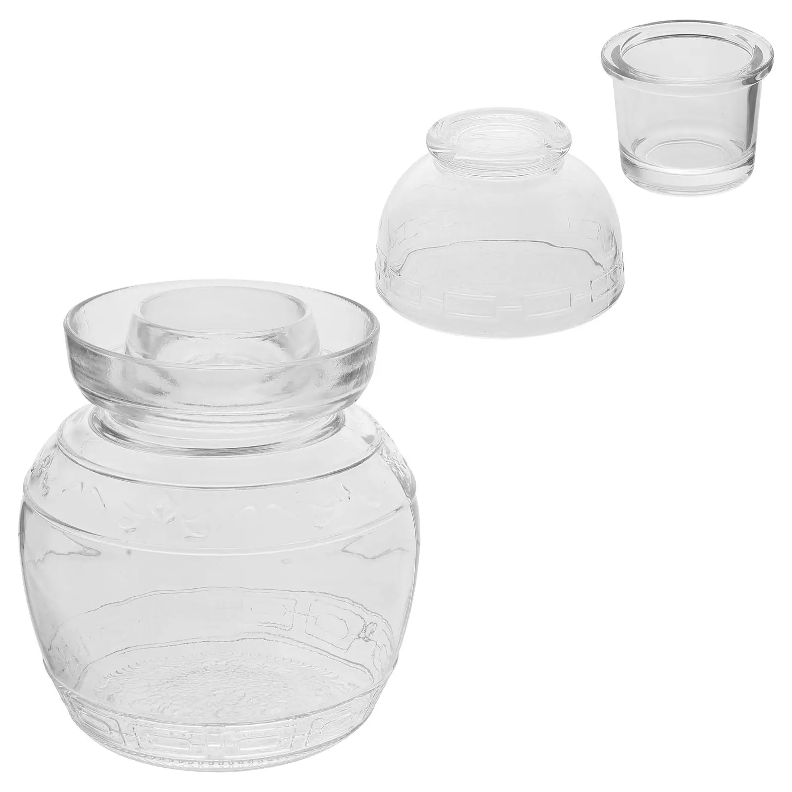 Pickle Jar Sealed Can Large Capacity Food Kitchen Household Glass Practical Storage Tank Container
Pickle Jar Sealed Can Large Capacity Food Kitchen Household Glass Practical Storage Tank Container