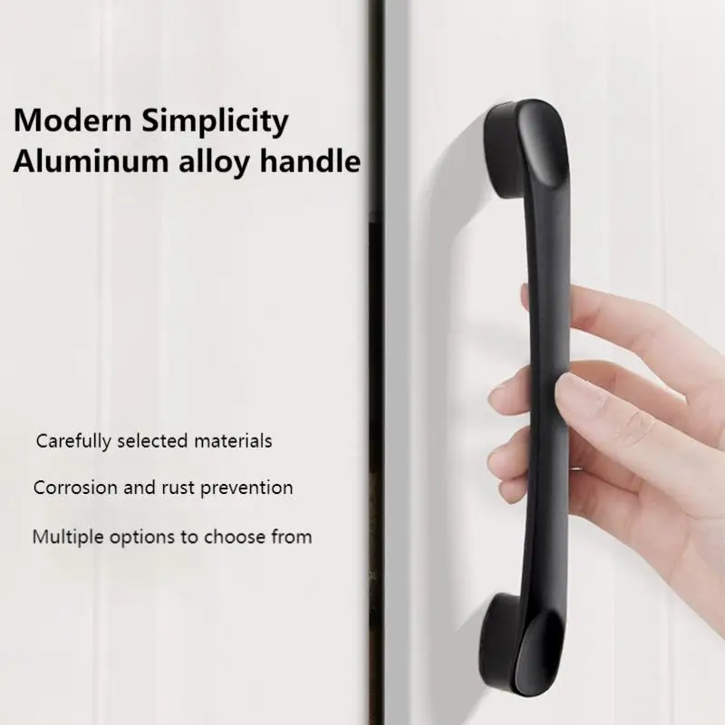 1Pcs Aluminum alloy handle American black drawer handle cabinet wardrobe hardware modern furniture door handle cabinet handle
1Pcs Aluminum alloy handle American black drawer handle cabinet wardrobe hardware modern furniture door handle cabinet handle