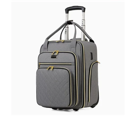 Женская сумка-чемодан на колесиках для ноутбука, мягкая сумка-портфель на колесах, ручная кладь под сиденье, дорожная сумка на колесиках, сумка-тележка для мам
Женская сумка-чемодан на колесиках для ноутбука, мягкая сумка-портфель на колесах, ручная кладь под сиденье, дорожная сумка на колесиках, сумка-тележка для мам