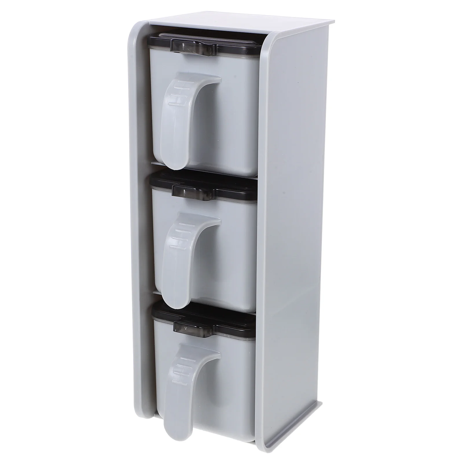 WallMounted 3Grid White Spice Container Kitchen Seasoning Container Reusable Plastic Storage Spice Rack Home Accessory
WallMounted 3Grid White Spice Container Kitchen Seasoning Container Reusable Plastic Storage Spice Rack Home Accessory
