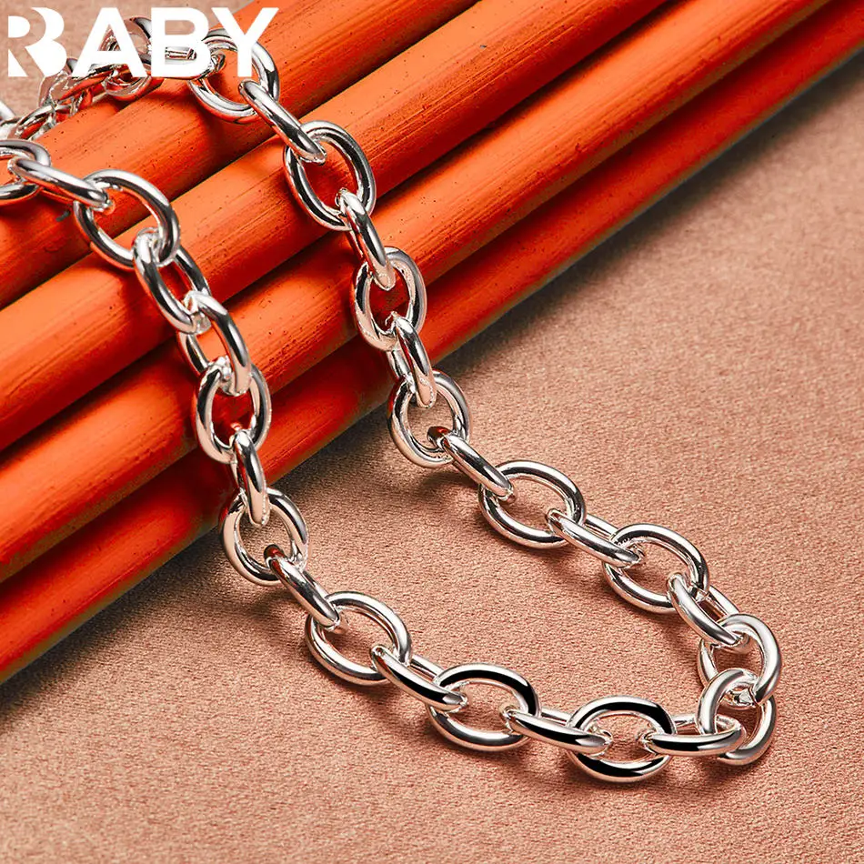 URBABY 925 Sterling Silver Heart Chain Necklace For Women and Men Fashion Jewelry Romantic Anniversary Wedding Gift Accessories
URBABY 925 Sterling Silver Heart Chain Necklace For Women and Men Fashion Jewelry Romantic Anniversary Wedding Gift Accessories
