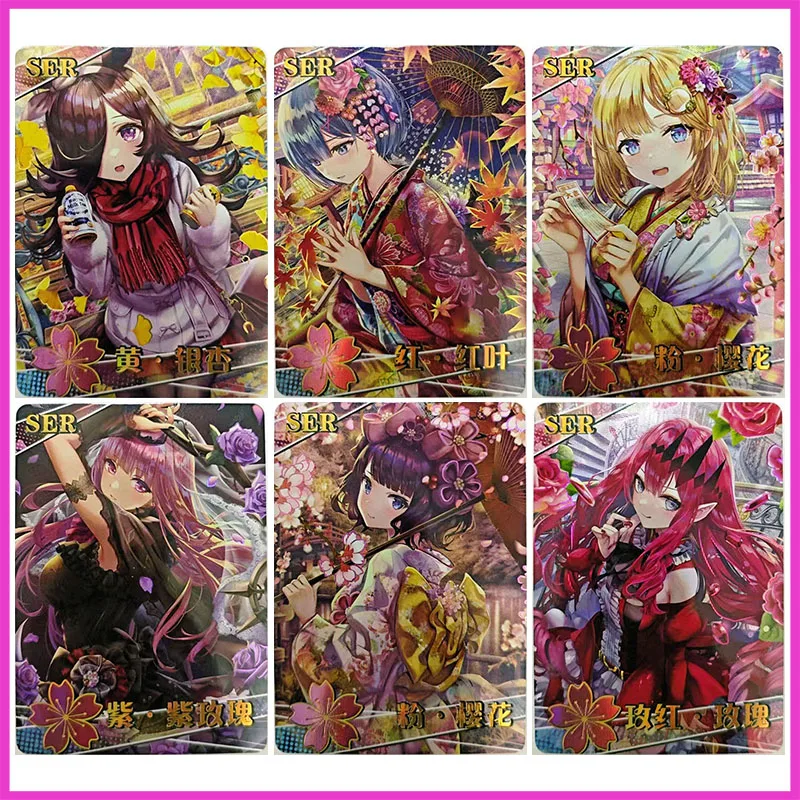 Anime Goddess Story Rare SER Games Collectible Cards Rice Shower Rem Tristan Katsushika Hokusai Toys for boys Birthday Present
Anime Goddess Story Rare SER Games Collectible Cards Rice Shower Rem Tristan Katsushika Hokusai Toys for boys Birthday Present