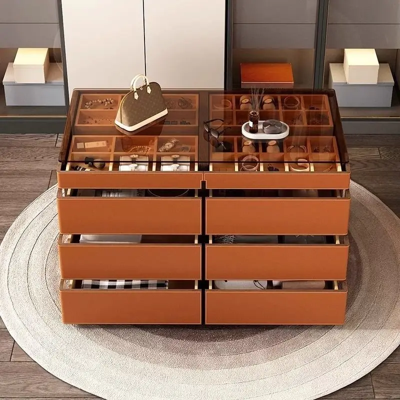 Light luxury high-end cloakroom, island cabinet, jewelry display cabinet, black household storage, bucket cabinet, integrated je
Light luxury high-end cloakroom, island cabinet, jewelry display cabinet, black household storage, bucket cabinet, integrated je