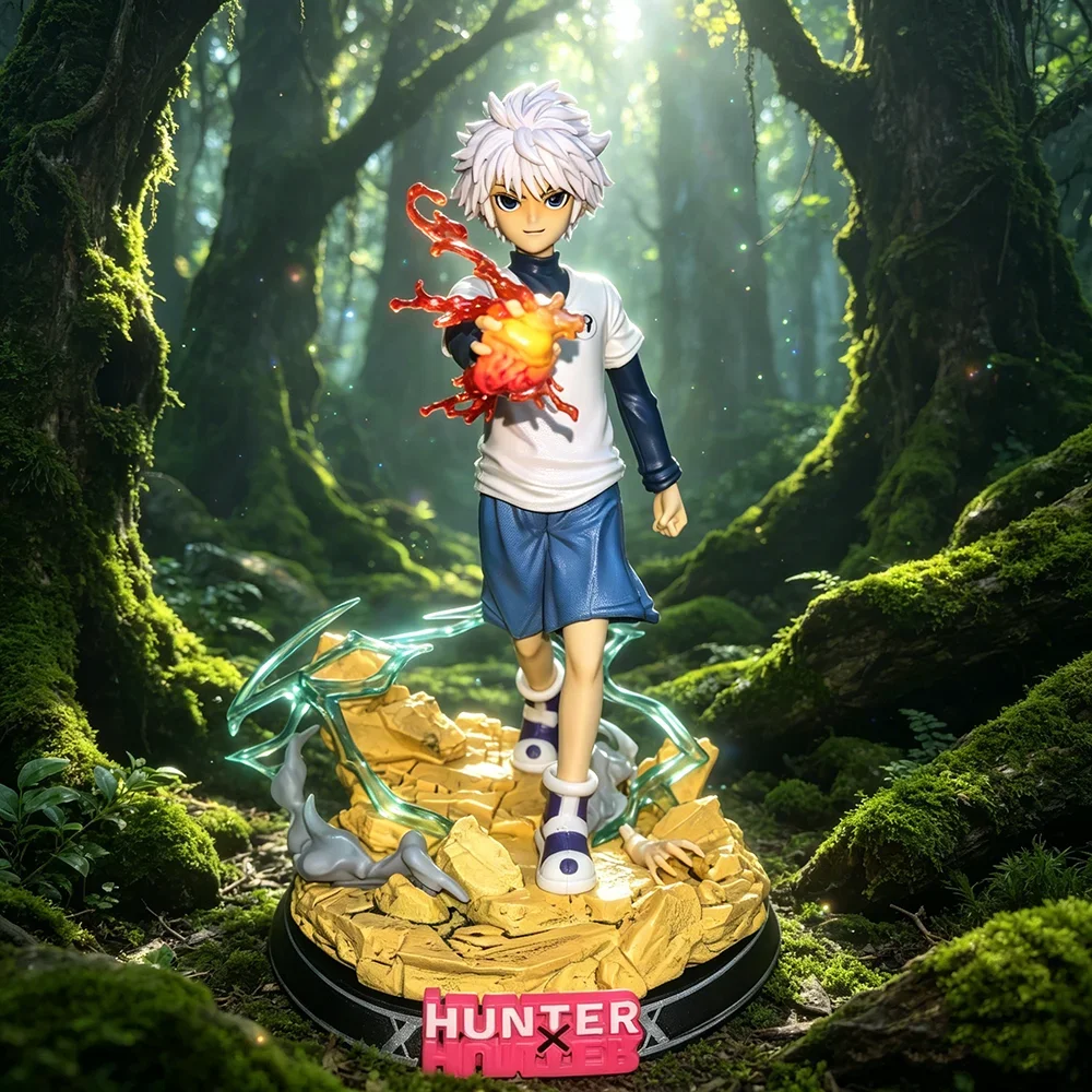 28cm/11in Killua Zoldyck HUNTER×HUNTER Anime Figure Model Statue Collection Desktop Decoration Ornament Toys Gifts
28cm/11in Killua Zoldyck HUNTER×HUNTER Anime Figure Model Statue Collection Desktop Decoration Ornament Toys Gifts