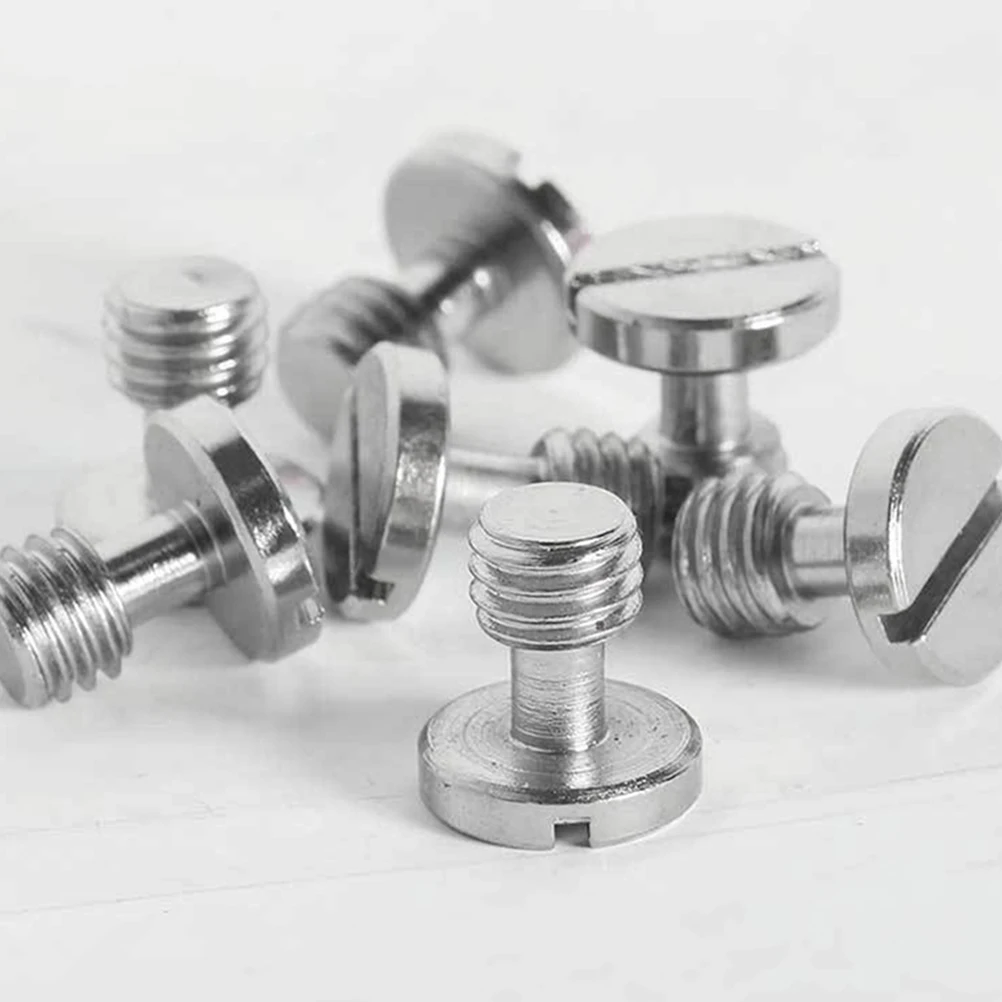 10Pcs Camera Screw Nickel-Plated Iron Professional Tripod Quick Release Mounting Plate Accessories
10Pcs Camera Screw Nickel-Plated Iron Professional Tripod Quick Release Mounting Plate Accessories