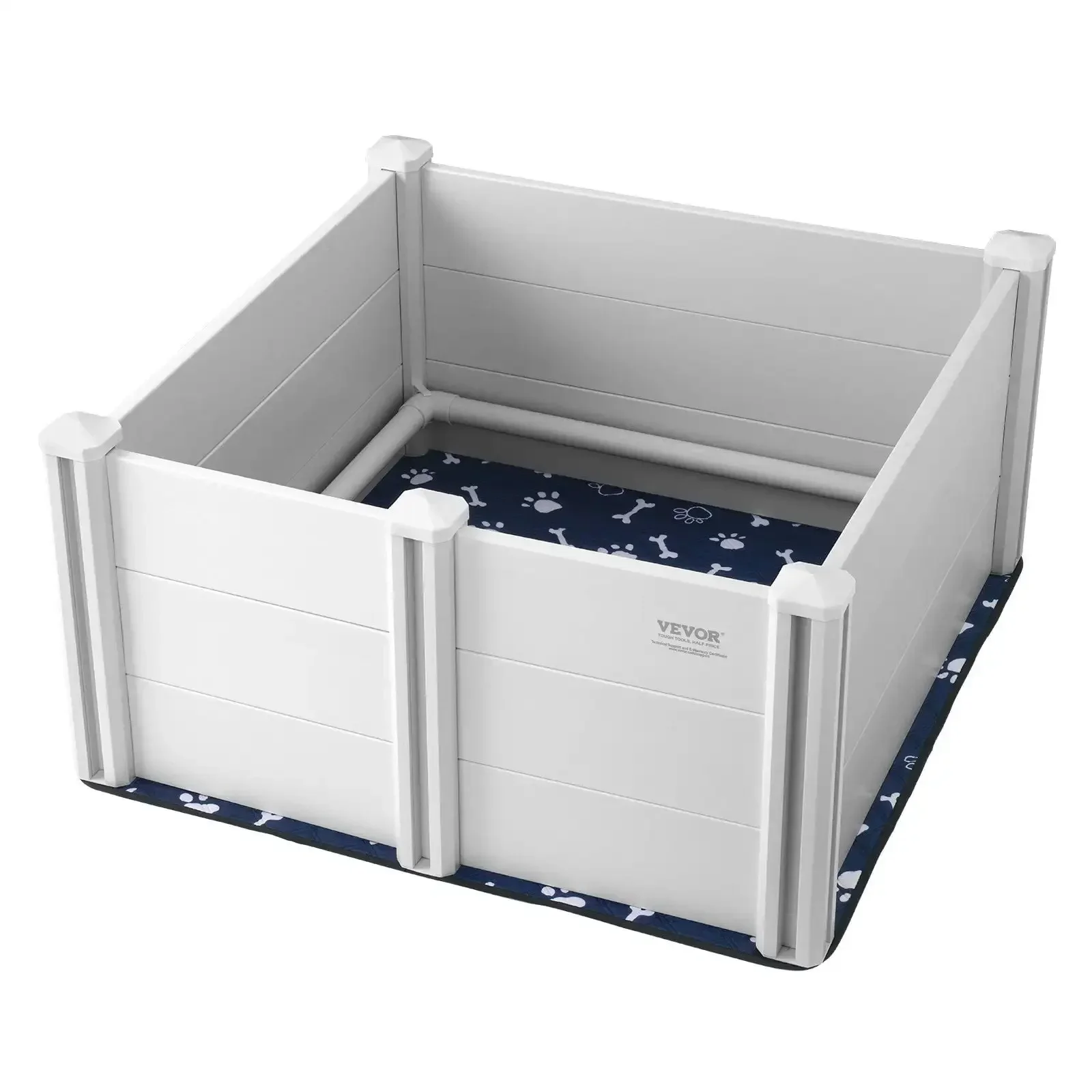 New Dog Whelping Box 38.6x38.6x18.1in PVC with Rails Pee Pad for Dogs Puppies
New Dog Whelping Box 38.6x38.6x18.1in PVC with Rails Pee Pad for Dogs Puppies
