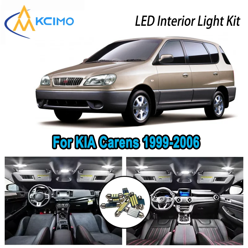 For KIA Carens 1999-2006 2000 2001 2002 2003 Premium Bright LED Interior Dome Map Trunk Light Kit Car Led Lamps Canbus No Error
For KIA Carens 1999-2006 2000 2001 2002 2003 Premium Bright LED Interior Dome Map Trunk Light Kit Car Led Lamps Canbus No Error