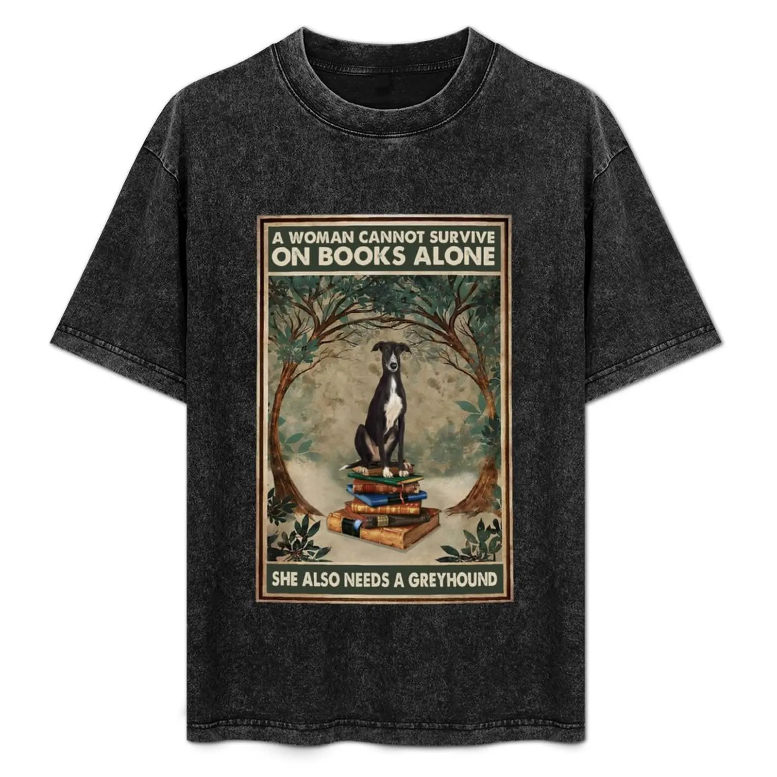 A Woman Cannot Survive On Books Alone She Also Needs A Greyhound T-Shirt Plus Size Street Style Tee
A Woman Cannot Survive On Books Alone She Also Needs A Greyhound T-Shirt Plus Size Street Style Tee
