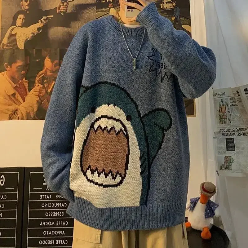 2024 Aesthetic Design Y2k Clothes Shark Green Jumper Sweater Men Women Winter Warm Pullover Harajuku Anime Sweat Tops Christmas
2024 Aesthetic Design Y2k Clothes Shark Green Jumper Sweater Men Women Winter Warm Pullover Harajuku Anime Sweat Tops Christmas