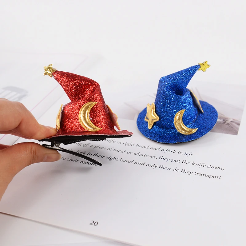1pc Halloween Cosplay Princess Hair Clip Colorful Wizard Hat Hairband Cute Small Magic Women's Hair Accessories Party Decoration
1pc Halloween Cosplay Princess Hair Clip Colorful Wizard Hat Hairband Cute Small Magic Women's Hair Accessories Party Decoration