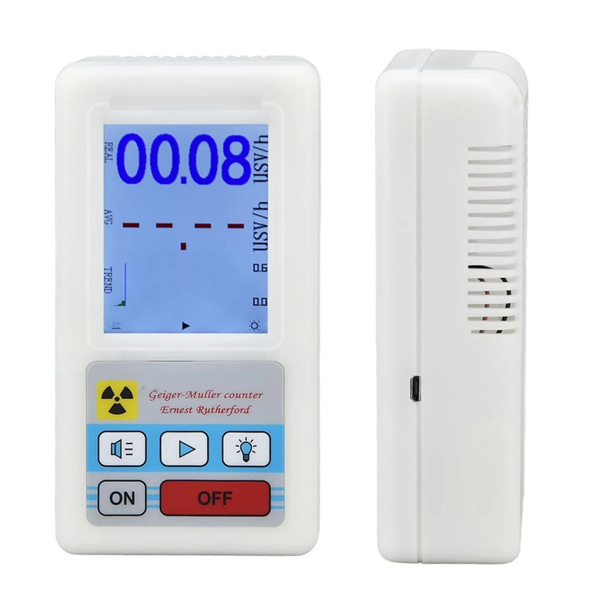 Durable Nuclear Radiation Detector, BR‑6 Geiger Counter Easy Reading Multifunctional Radiation Detector for Nuclear Radiation
Durable Nuclear Radiation Detector, BR‑6 Geiger Counter Easy Reading Multifunctional Radiation Detector for Nuclear Radiation