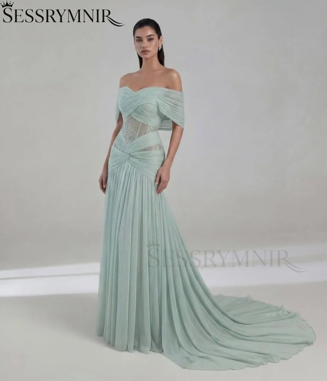 SESSRYMNIR Women'S Wedding Party Attire Customize Off-The-Shoulder A-Line Evening Dresses Short Sleeves Floor-Length Women'S
SESSRYMNIR Women'S Wedding Party Attire Customize Off-The-Shoulder A-Line Evening Dresses Short Sleeves Floor-Length Women'S