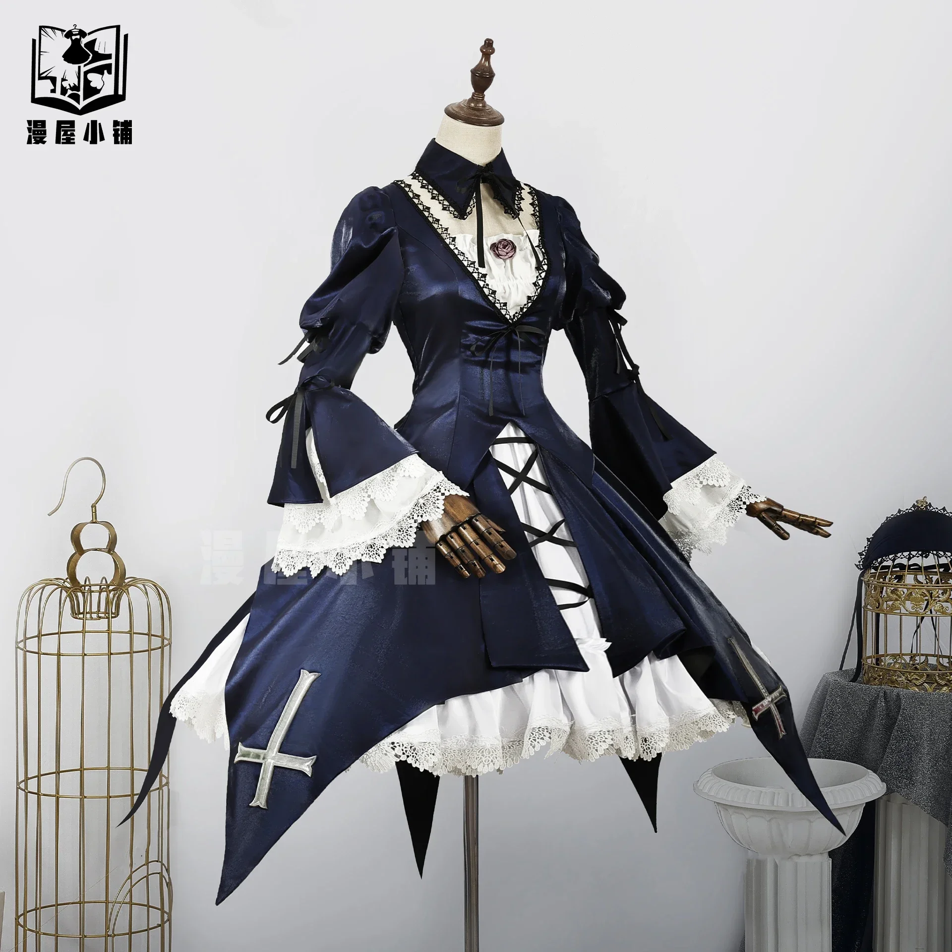 Sui Gin Tou Gothelloc Lolita Costumes Comic Rozen Maiden Cosplay Sweet Anime Dress Girls Carnival Performance in Gothic Style
Sui Gin Tou Gothelloc Lolita Costumes Comic Rozen Maiden Cosplay Sweet Anime Dress Girls Carnival Performance in Gothic Style