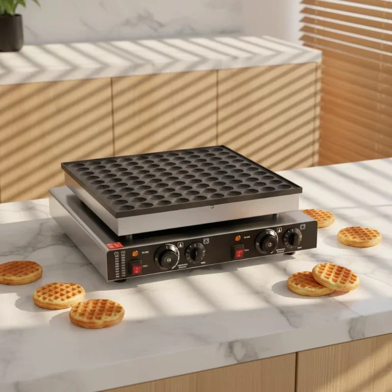 Commercial Electric 25 Piece Mini Pancake Maker Non-Stick Mini Round Waffle Maker Other Food Processing Machinery
Commercial Electric 25 Piece Mini Pancake Maker Non-Stick Mini Round Waffle Maker Other Food Processing Machinery