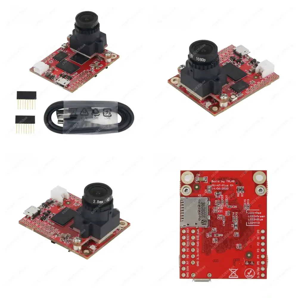 OpenMV4 H7Plus 5MP HD AI Vision Development Board – Neural Network Competition & Robotics Image Processing
OpenMV4 H7Plus 5MP HD AI Vision Development Board – Neural Network Competition & Robotics Image Processing