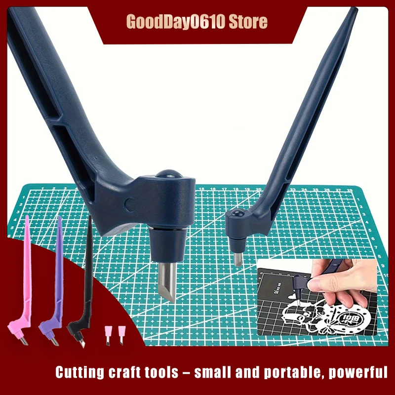 360 Degree Rotating Paper Craft Cutting Tool - Stainless Steel Craft Knife Vinyl Scrapbooking
360 Degree Rotating Paper Craft Cutting Tool - Stainless Steel Craft Knife Vinyl Scrapbooking