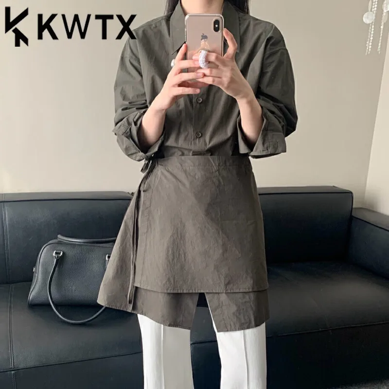KWTX Women's Solid Color Vintage Casual Shirt Top Belted Lapel Single Breasted Elegant Chic Designer Premium Spring Summer 2025
KWTX Women's Solid Color Vintage Casual Shirt Top Belted Lapel Single Breasted Elegant Chic Designer Premium Spring Summer 2025
