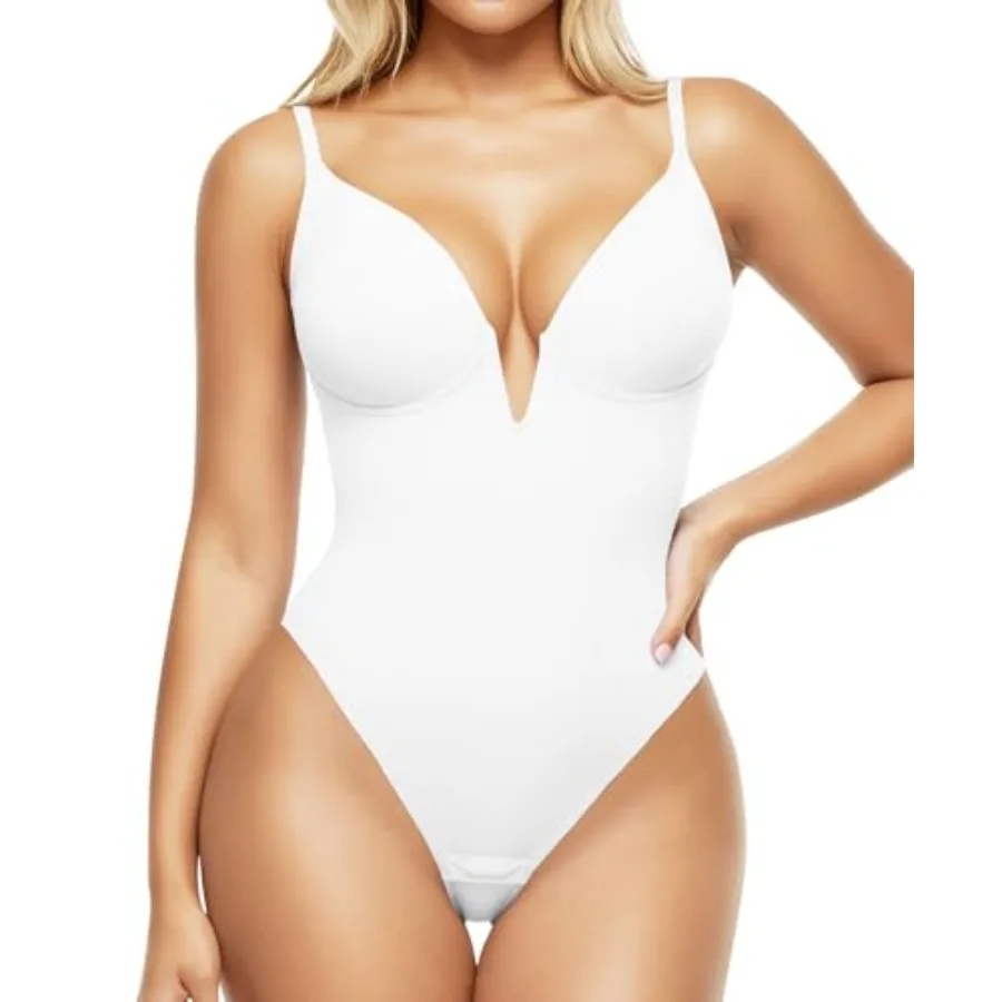 Popilush Shapewear Bodysuits for Women - Tummy Control Body Suits for Womens Deep V Corset Tops Thong Concert Outfits
Popilush Shapewear Bodysuits for Women - Tummy Control Body Suits for Womens Deep V Corset Tops Thong Concert Outfits