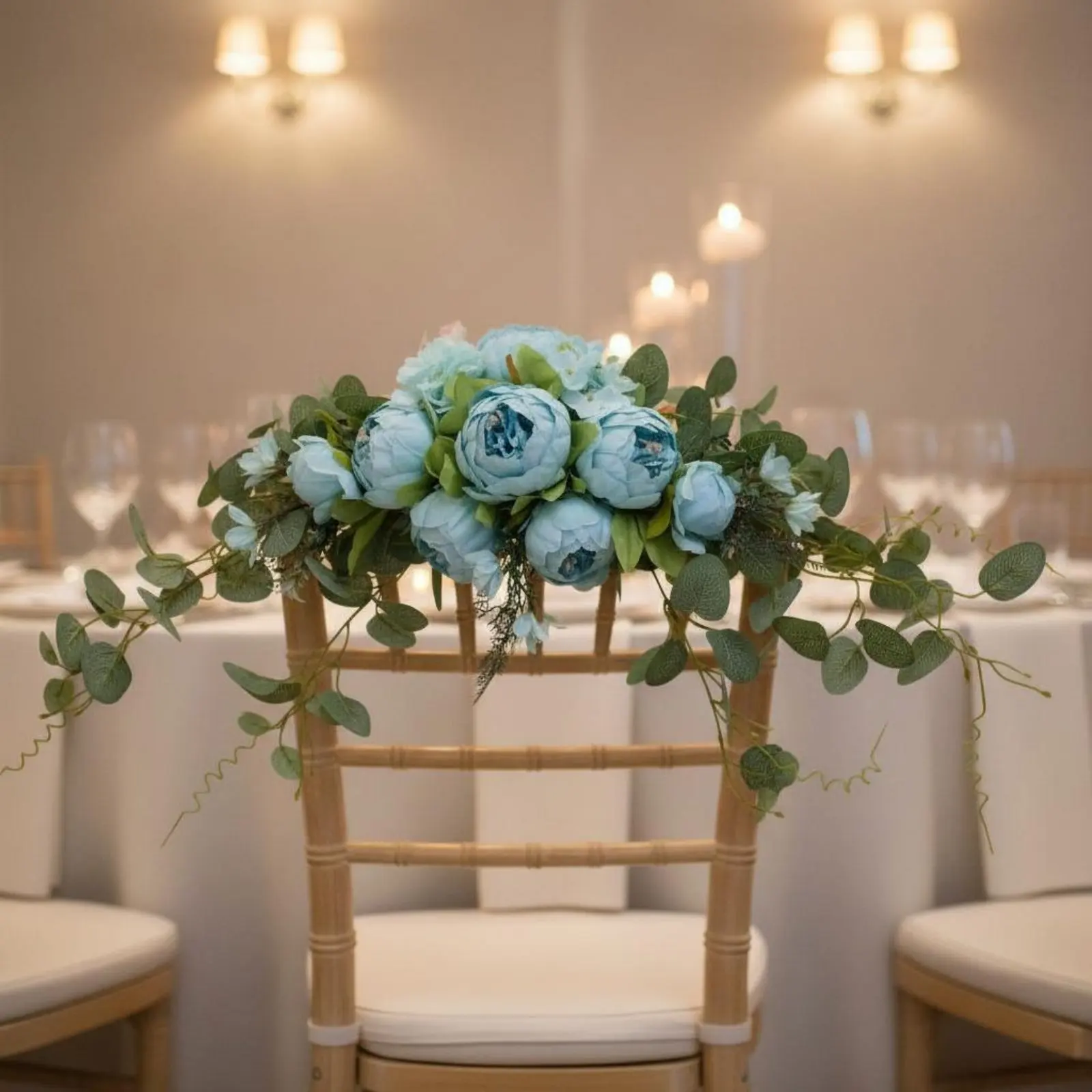 Bridal Chair Rear Decoration Handmade Chair Rear Floral Swag Artificial Peony Lintel Flower Long-Lasting Occasion Supplies
Bridal Chair Rear Decoration Handmade Chair Rear Floral Swag Artificial Peony Lintel Flower Long-Lasting Occasion Supplies