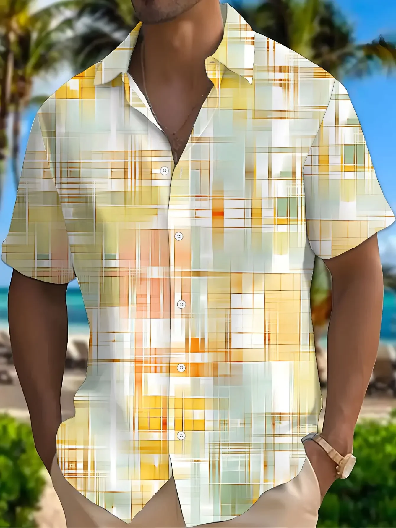 Summer High Street Loose Fit Men's Hawaiian Shirt Man Short Sleeve Fashion Print Casual Beach Streetwear Outfits
Summer High Street Loose Fit Men's Hawaiian Shirt Man Short Sleeve Fashion Print Casual Beach Streetwear Outfits