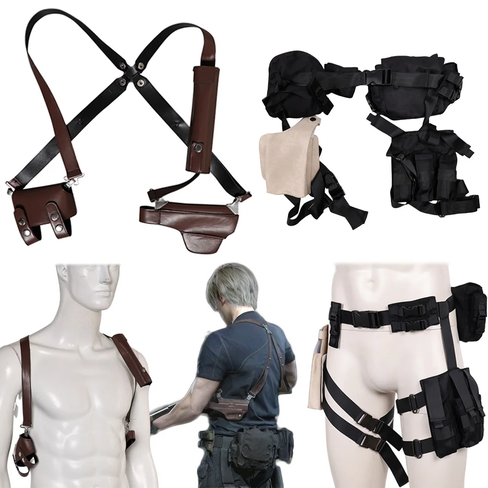 Fantasia Leon Tactical Harness Belt Biohazard Game Resident Re Cosplay Costume Accessories Men Halloween Carnival Party Props
Fantasia Leon Tactical Harness Belt Biohazard Game Resident Re Cosplay Costume Accessories Men Halloween Carnival Party Props