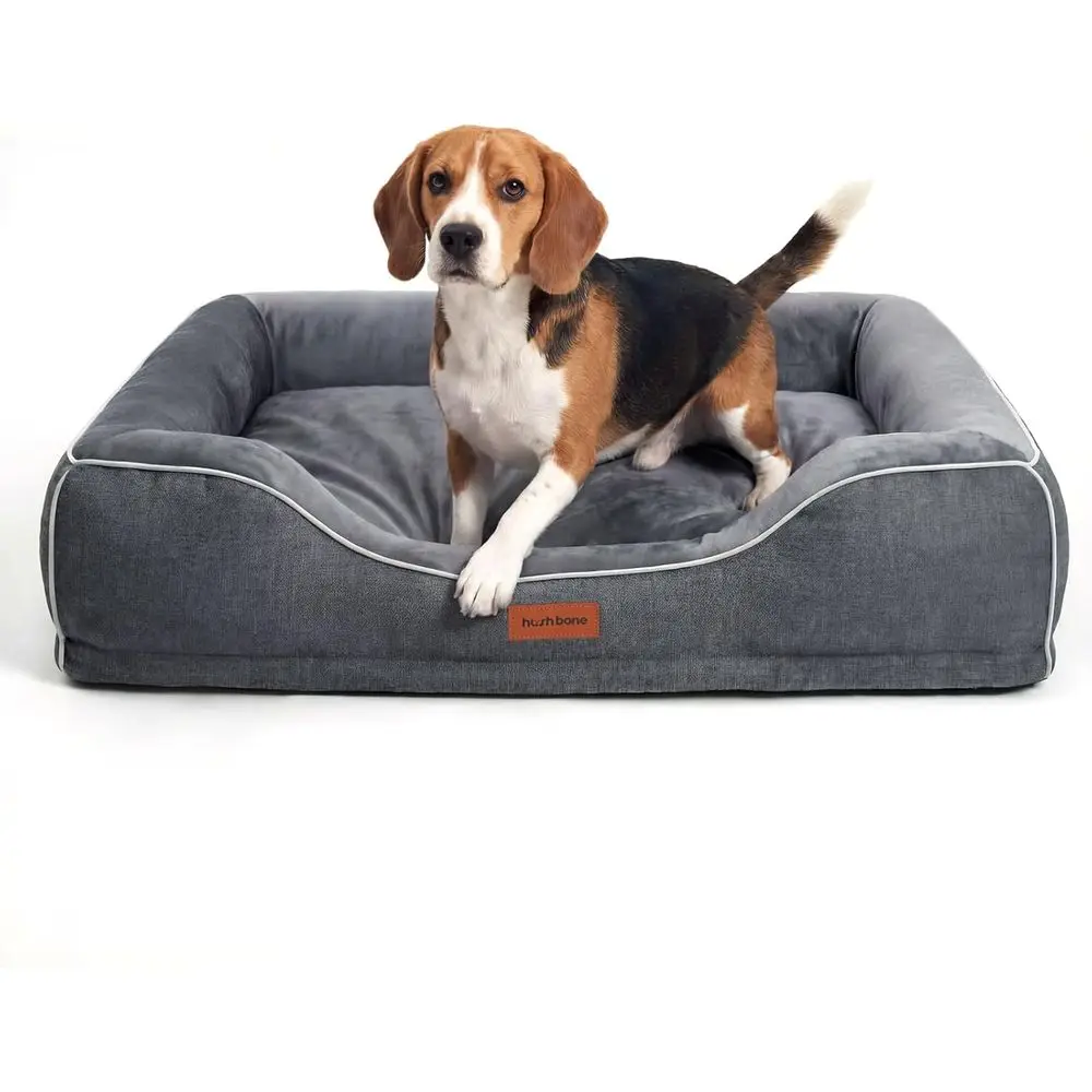 Large Orthopedic Dog Bed with Removable, Washable Covers - Cooling Gel Memory Foam & Bolster Side for Big Breeds, 36 x 27 x 6.5
Large Orthopedic Dog Bed with Removable, Washable Covers - Cooling Gel Memory Foam & Bolster Side for Big Breeds, 36 x 27 x 6.5