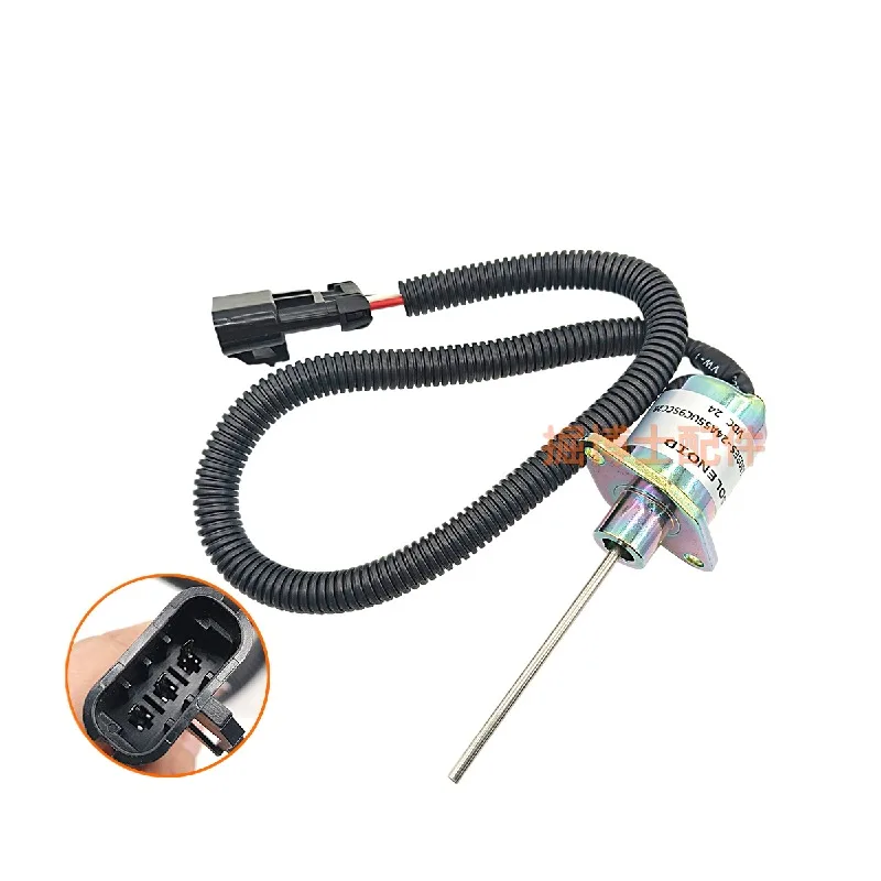 For Kubota engine shut-off switch shut-off solenoid valve 1503ES-24A5SUC9SCC28 excavator accessories
For Kubota engine shut-off switch shut-off solenoid valve 1503ES-24A5SUC9SCC28 excavator accessories