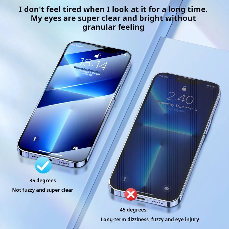 Suitable for Apple 15 tempered film, suitable for iPhone 14 phone film, anti peeping film, full screen film
Suitable for Apple 15 tempered film, suitable for iPhone 14 phone film, anti peeping film, full screen film