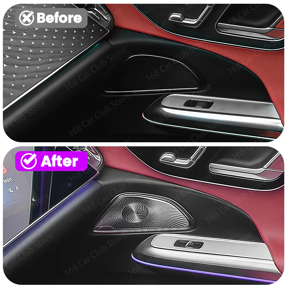 Non Luminous Sound System Door Speaker Cover For Mercedes Benz New W214 E Class 2024+ Car Reinstall Interior Accessories
Non Luminous Sound System Door Speaker Cover For Mercedes Benz New W214 E Class 2024+ Car Reinstall Interior Accessories