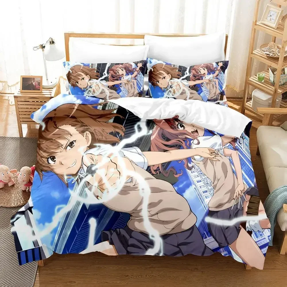 Новый комплект постельного белья Misaka Mikoto Single Twin Full Queen King Size, комплект постельного белья для взрослых и детей, комплекты пододеяльников для спальни, комплект простыней с 3D аниме
Новый комплект постельного белья Misaka Mikoto Single Twin Full Queen King Size, комплект постельного белья для взрослых и детей, комплекты пододеяльников для спальни, комплект простыней с 3D аниме