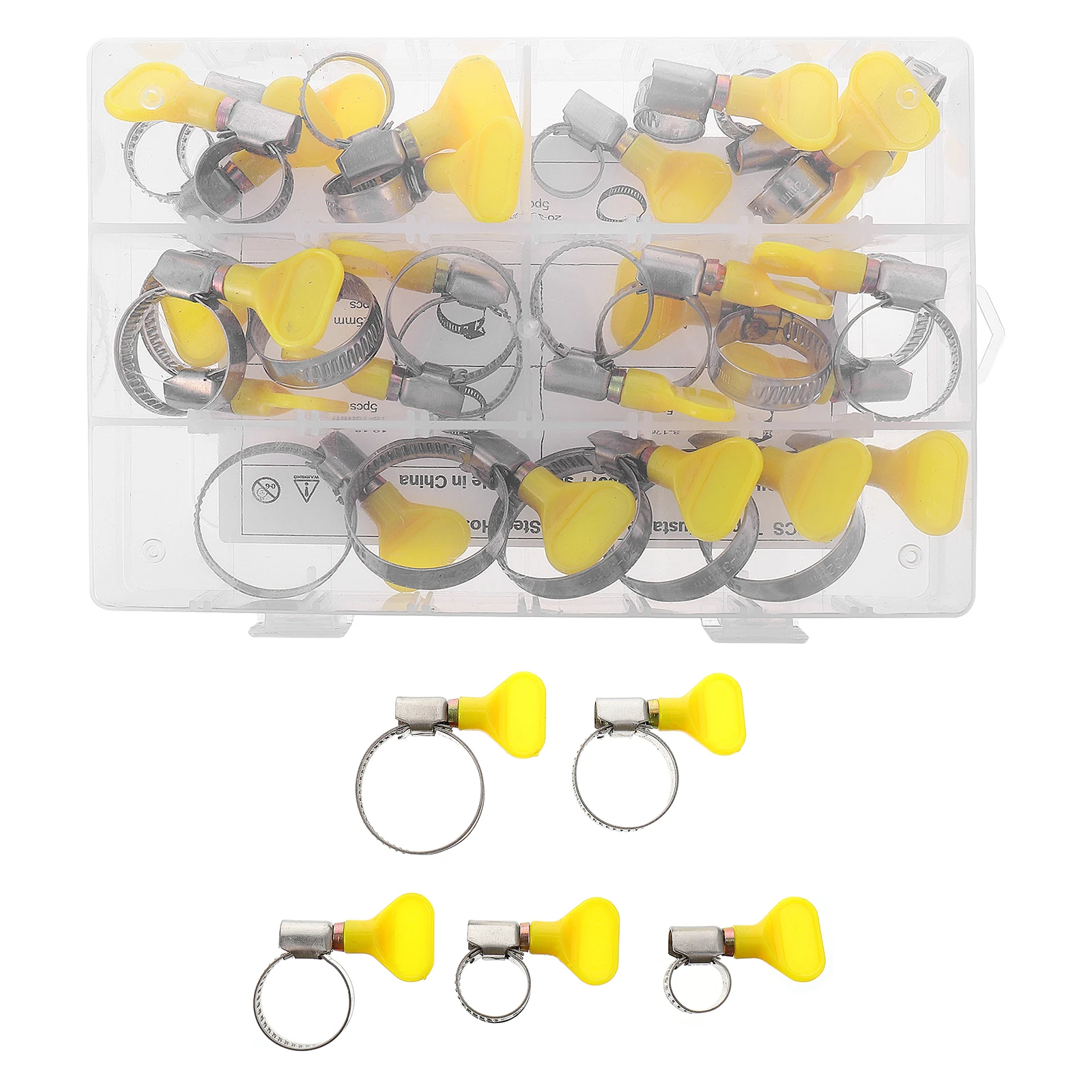 25pcs Stainless Steel Hose Clamps Durable Anti-corrosion Car Home Appliance Machinery Hydraulic Gas Tube Sealing Engine Parts
25pcs Stainless Steel Hose Clamps Durable Anti-corrosion Car Home Appliance Machinery Hydraulic Gas Tube Sealing Engine Parts