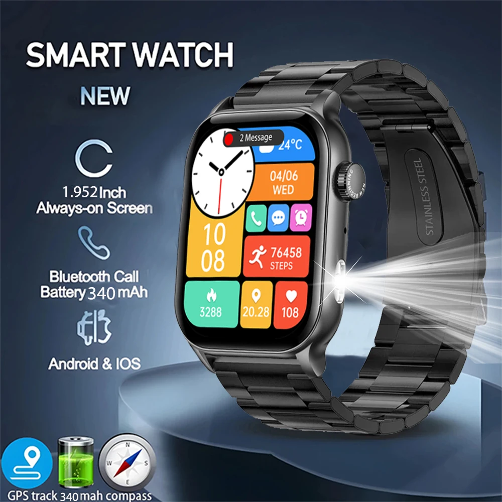 GEJIAN 2025 Новые Смарт-часы 1,952 дюйма AMOLED HD Полный сенсорный экран Сердечный ритм Bluetooth Вызов GPS Траектория движения Смарт-часы
GEJIAN 2025 Новые Смарт-часы 1,952 дюйма AMOLED HD Полный сенсорный экран Сердечный ритм Bluetooth Вызов GPS Траектория движения Смарт-часы