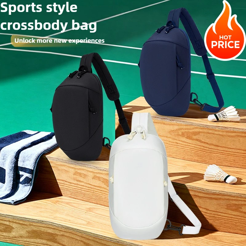 Casual Crossbody Bag, Portable Sports Chest Bag,fashionable Trend,solid Color Shoulder Bag,simple Korean Version Couple Backpack
Casual Crossbody Bag, Portable Sports Chest Bag,fashionable Trend,solid Color Shoulder Bag,simple Korean Version Couple Backpack