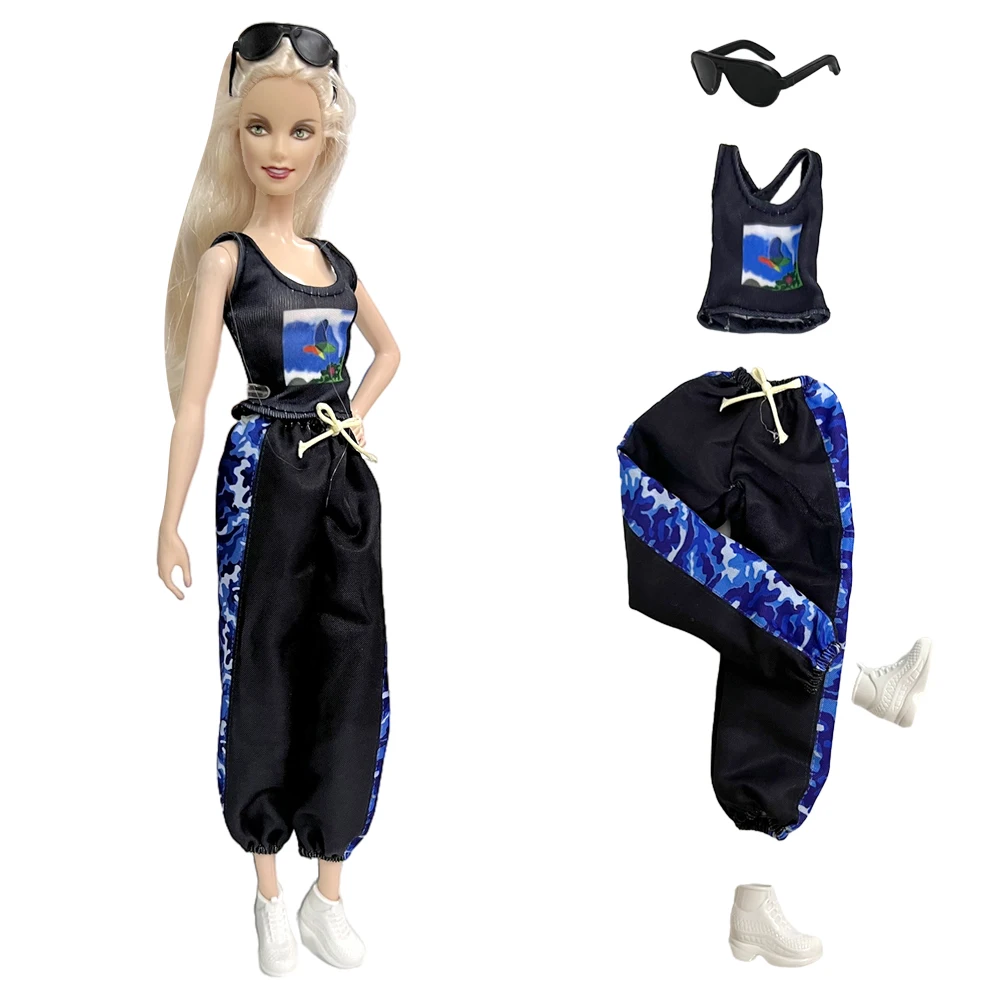 4 Items/ Set Fashion Dress For 1/6 Doll Clothes Black Outift For 1/6 BJD Dolls Accessories Shirt+Trouseres+ Glasses+ Shoes
4 Items/ Set Fashion Dress For 1/6 Doll Clothes Black Outift For 1/6 BJD Dolls Accessories Shirt+Trouseres+ Glasses+ Shoes