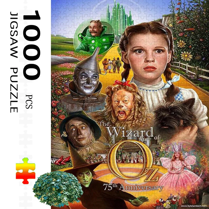 1000 шт., классическая головоломка с персонажами «Волшебника озы», обучающая игра на тему Оззи, подходит для дней рождения, Рождества, Хэллоуина
1000 шт., классическая головоломка с персонажами «Волшебника озы», обучающая игра на тему Оззи, подходит для дней рождения, Рождества, Хэллоуина