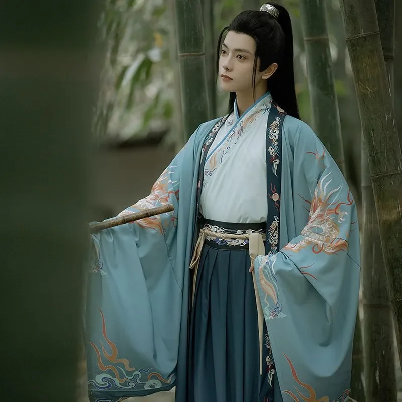 Hanfu Men Chinese Men's Adult Clothing Ancient China Boy Costume Han Nation Clothes Sets to Wear Improving Hanbok Daily Outfits
Hanfu Men Chinese Men's Adult Clothing Ancient China Boy Costume Han Nation Clothes Sets to Wear Improving Hanbok Daily Outfits