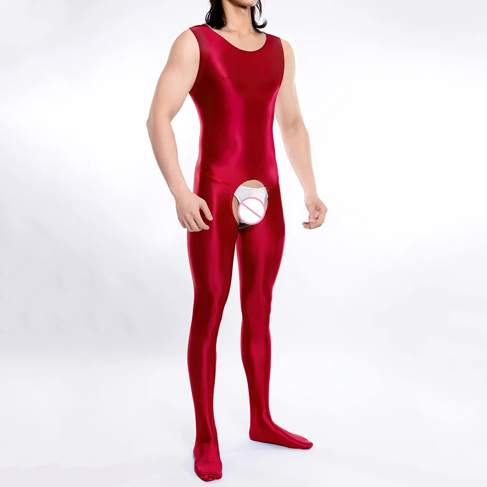 Mens Thin Large Shiny Lustrous Silky Tight Bodysuit Open Crotch Sexy Intimate Clubwear Sexy Pole Dancing Costume
Mens Thin Large Shiny Lustrous Silky Tight Bodysuit Open Crotch Sexy Intimate Clubwear Sexy Pole Dancing Costume