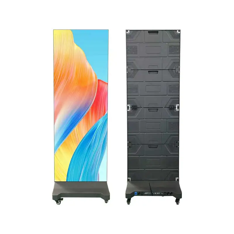 LED Poster Display Folded Standing Billboard P1.86 Self-Supporting Electronic Billboard Indoor Display Standing Sign
LED Poster Display Folded Standing Billboard P1.86 Self-Supporting Electronic Billboard Indoor Display Standing Sign