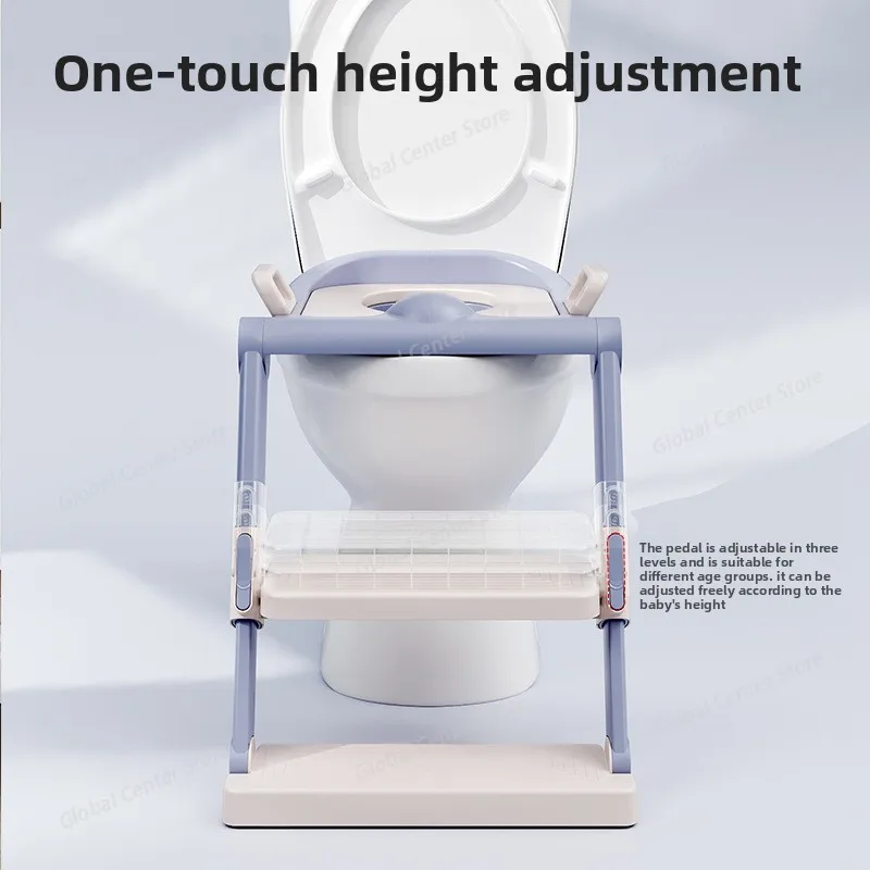 Foldable Kids Toilet Step Ladder, Heightened Potty Training Stool with Seat Ring, Household Toilet Auxiliary Stair Stools
Foldable Kids Toilet Step Ladder, Heightened Potty Training Stool with Seat Ring, Household Toilet Auxiliary Stair Stools