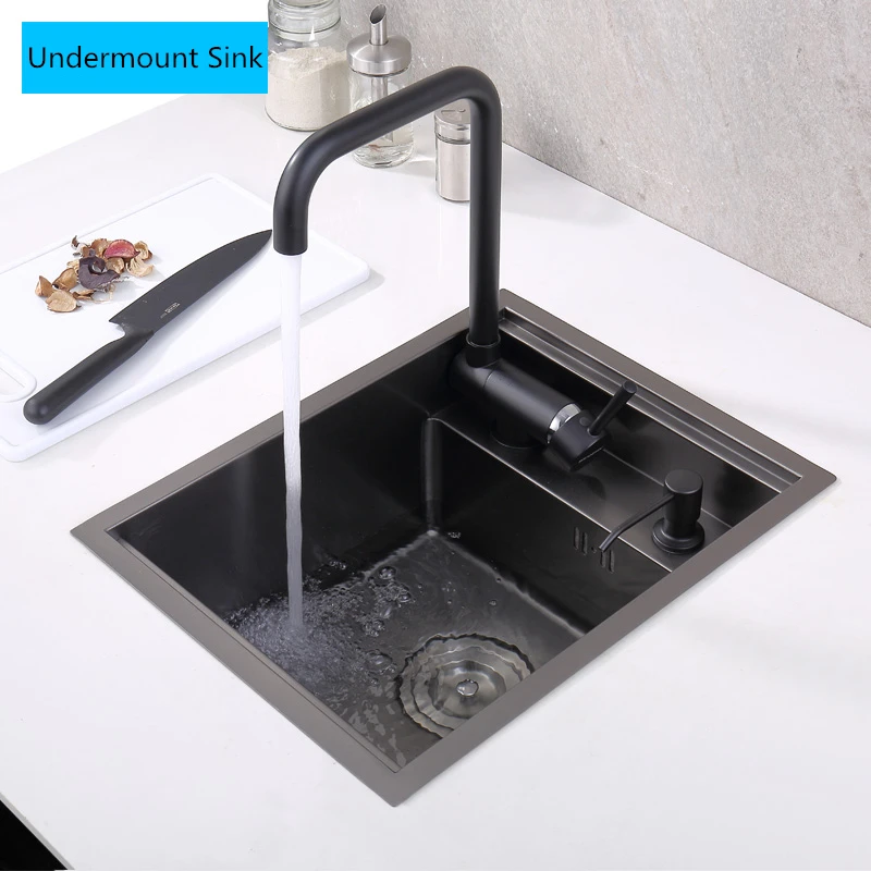 304 Stainless Steel Hidden Kitchen Sink Undermount Single Slot Nakashima Bar Counter Small Basin Black Balcony Invisible
304 Stainless Steel Hidden Kitchen Sink Undermount Single Slot Nakashima Bar Counter Small Basin Black Balcony Invisible
