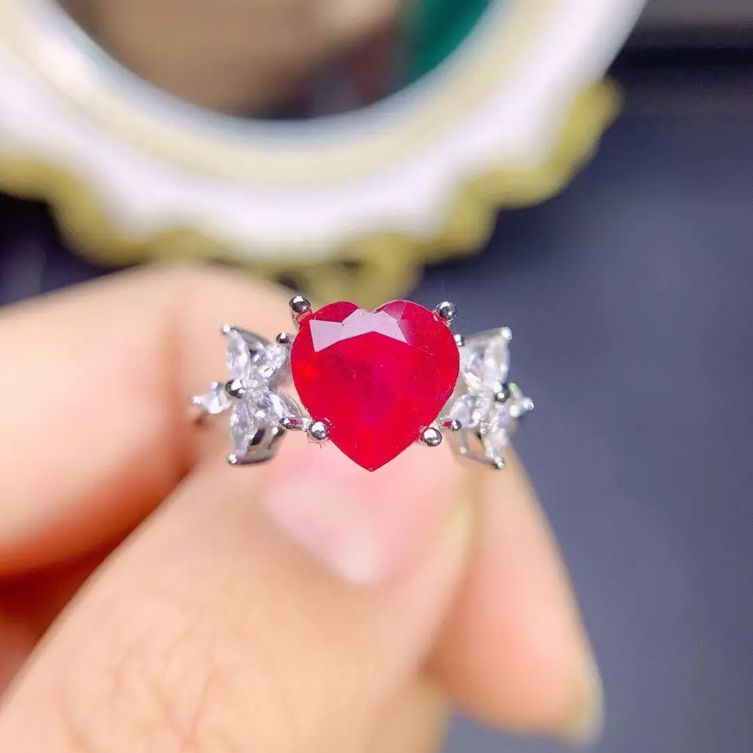 KJJEAXCMY exquisite women's Ring, selected from Natural Ruby,paired with S925 silver electroplating process,transparent texture
KJJEAXCMY exquisite women's Ring, selected from Natural Ruby,paired with S925 silver electroplating process,transparent texture