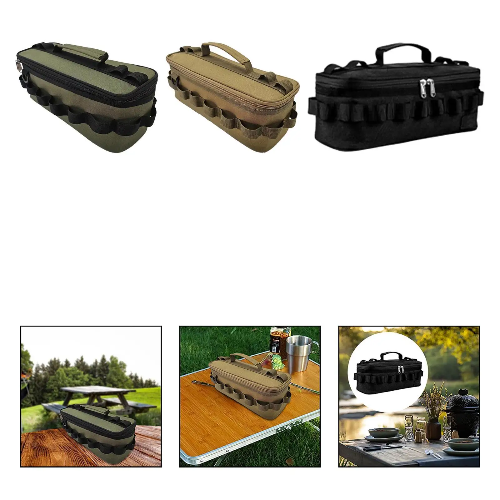 Camping Tableware Storage Bag with Double Zippers Waterproof Cooking Utensils Pouch for Travel BBQ Beach Party Fishing Yard
Camping Tableware Storage Bag with Double Zippers Waterproof Cooking Utensils Pouch for Travel BBQ Beach Party Fishing Yard