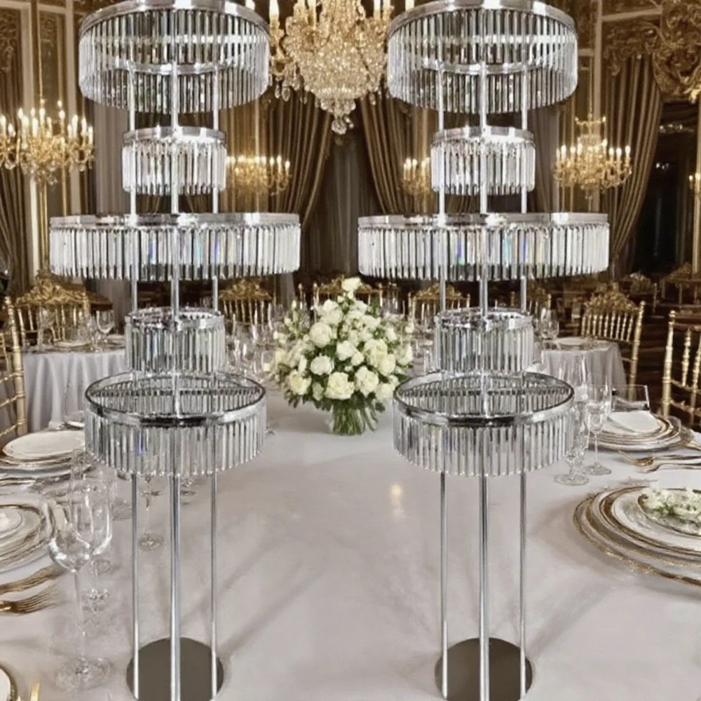 6pcs 140cm/150cm/160cm f30Tall 63inch Metal Gold acrylic Chandelier for Wedding Centerpieces Tall Gold Metal Round Flower Stand
6pcs 140cm/150cm/160cm f30Tall 63inch Metal Gold acrylic Chandelier for Wedding Centerpieces Tall Gold Metal Round Flower Stand