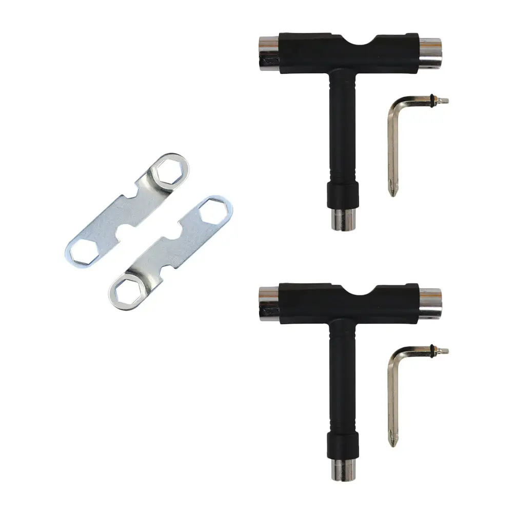 4 pcs T-type Socket Wrench Skateboard Tools Compact Durable Plastic Steel Portable Mini Spanner Adjustable Bearings Trucks
4 pcs T-type Socket Wrench Skateboard Tools Compact Durable Plastic Steel Portable Mini Spanner Adjustable Bearings Trucks